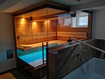 SAUNA KING finn+bio kombi szauna Rhodos 3-4 főre