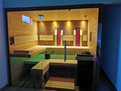 SAUNA KING finn+bio kombi szauna Teneriffa 4-5 főre