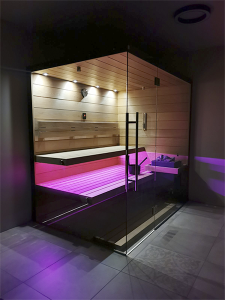 SAUNA KING finn+infra kombi szauna Rhodos 2-3 főre