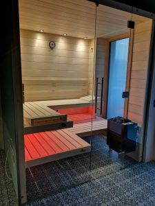 SAUNA KING finn+bio kombi szauna Rhodos 3-4 főre