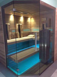 SAUNA KING finn+bio kombi szauna Rhodos 3-4 főre