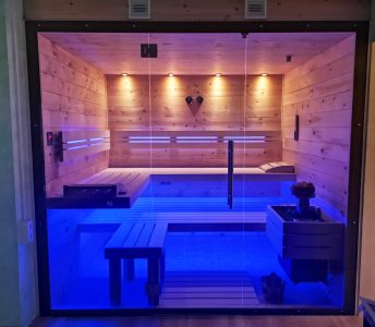 SAUNA KING finn+bio kombi szauna Rhodos 4-5 főre