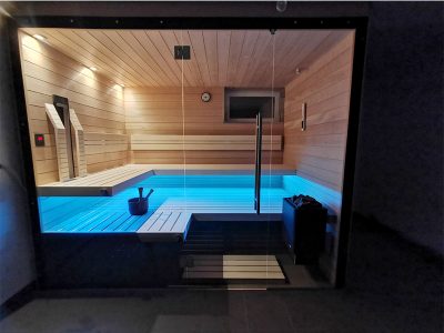 SAUNA KING finn+bio kombi szauna Rhodos 4-5 főre