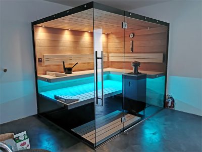 SAUNA KING finn+bio kombi szauna Rhodos 3-4 főre