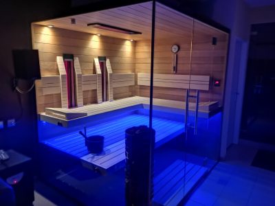 SAUNA KING finn+bio kombi szauna Rhodos 3-4 főre