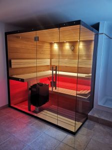 SAUNA KING finn+bio kombi szauna Hawaii 3-4 főre