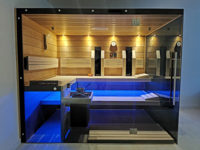 SAUNA KING finn+bio kombi szauna Rhodos 4-5 főre