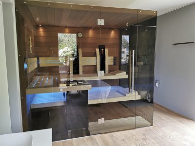SAUNA KING finn+bio kombi szauna Rhodos 3-4 főre