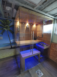 SAUNA KING FINN + BIO KOMBI SZAUNA TENERIFFA 1-2 FŐRE