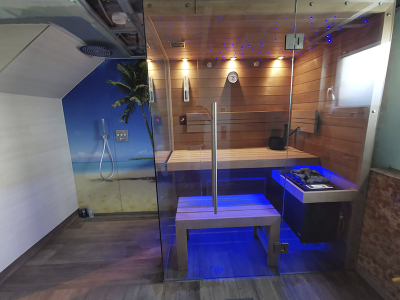 SAUNA KING FINN + BIO KOMBI SZAUNA HAWAII 1-2 FŐRE