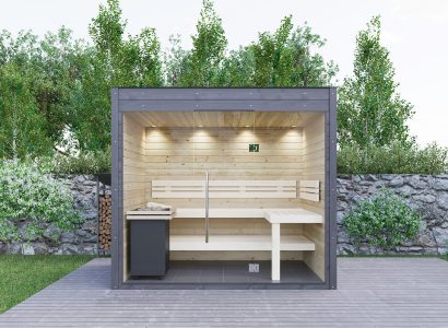 SAUNA KING KERTI SZAUNA, Antracit, 260 X 160 CM