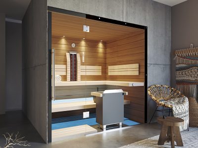 SAUNA KING finn+infra kombi szauna Hawaii 2-3 főre