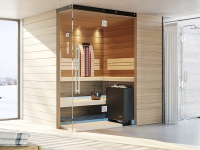 SAUNA KING finn+infra kombi szauna Rhodos 3-4 főre