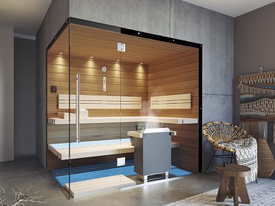SAUNA KING finn+bio kombi szauna Teneriffa 2-3 főre