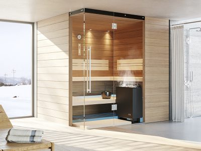 SAUNA KING finn+bio kombi szauna Rhodos 3-4 főre